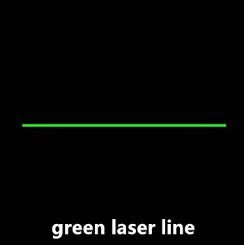 green laser line
